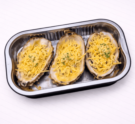 Ovenschotel gegratineerde oesters
